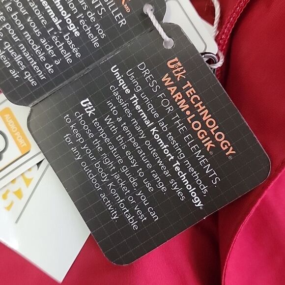 Coca Cola NWT THERMAL Red Hooded Jacket Core365 -  Front / Back Logo - Men's XL - Picture 12 of 12